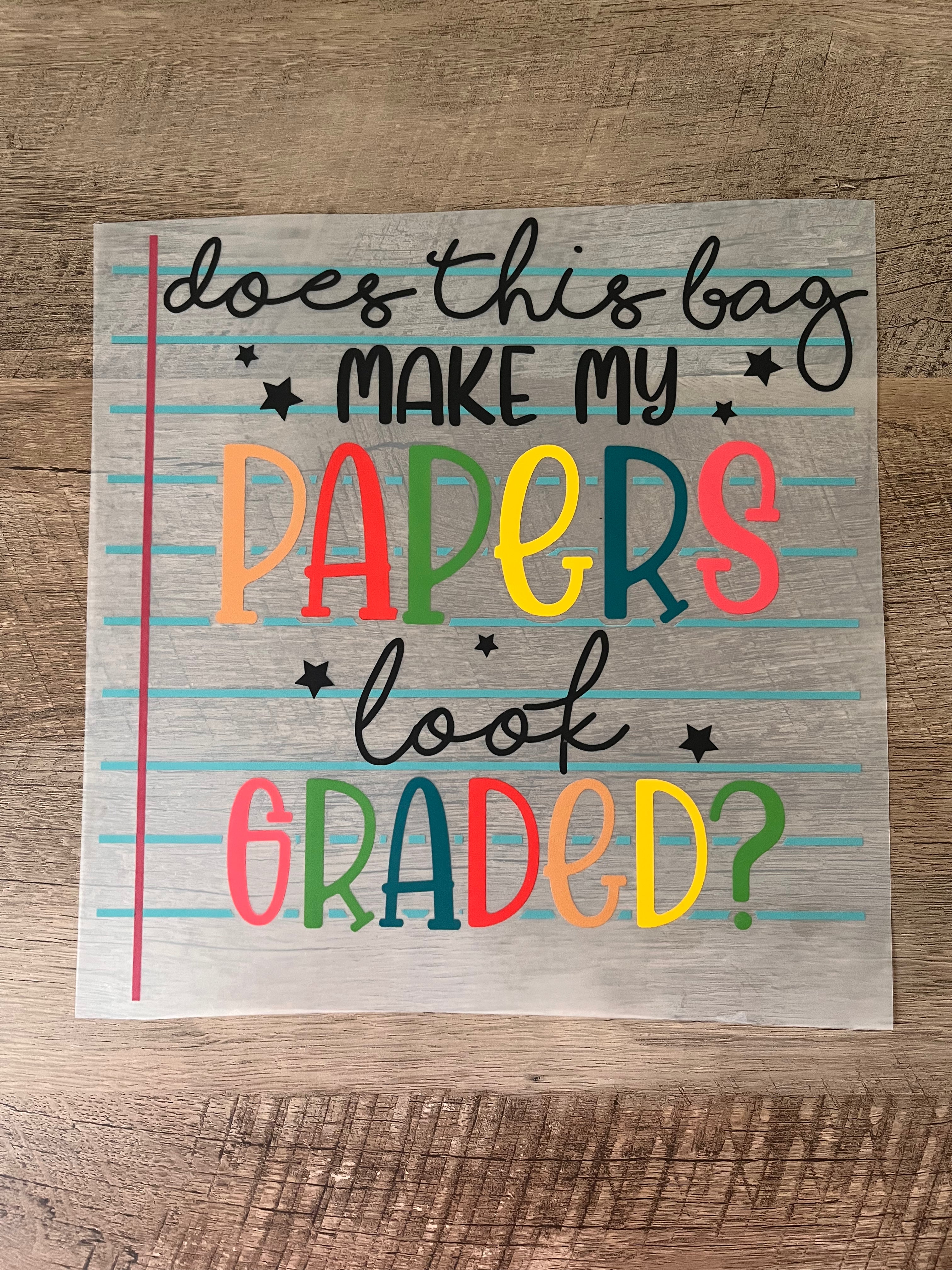Teacher - Papers Graded