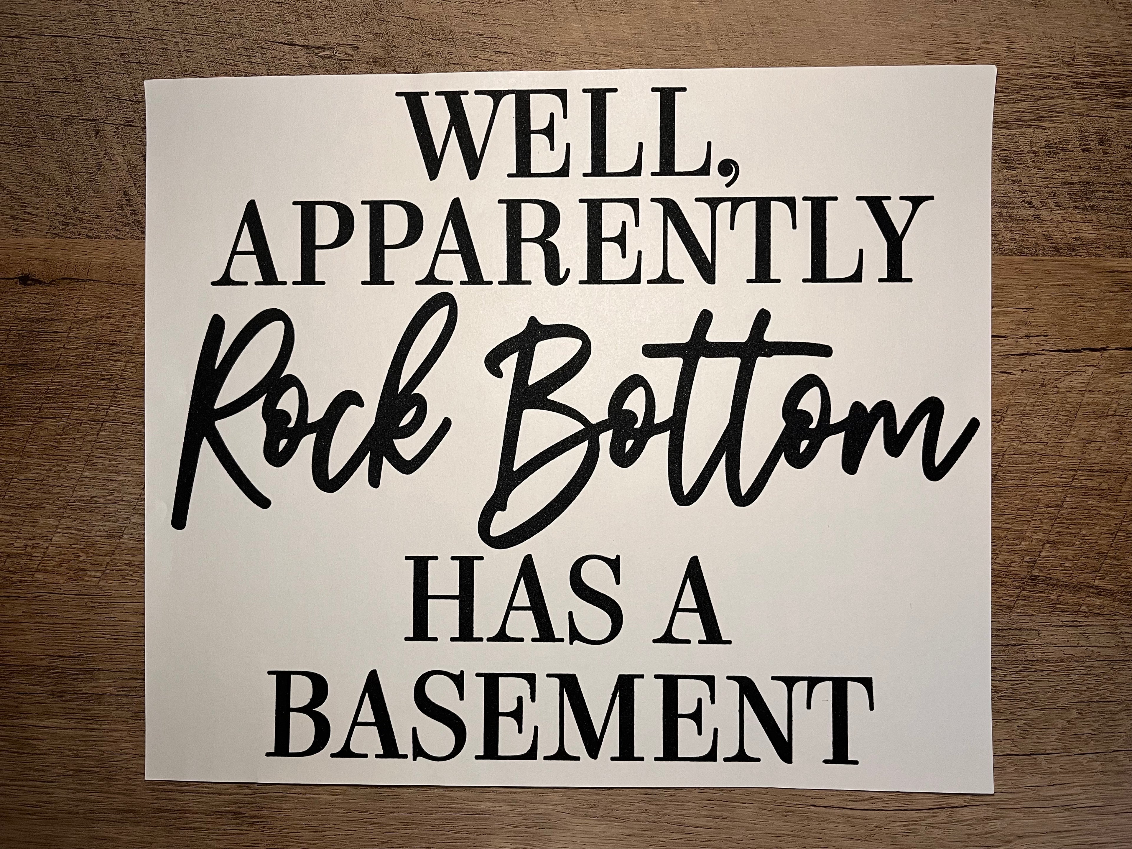 Rock Bottom
