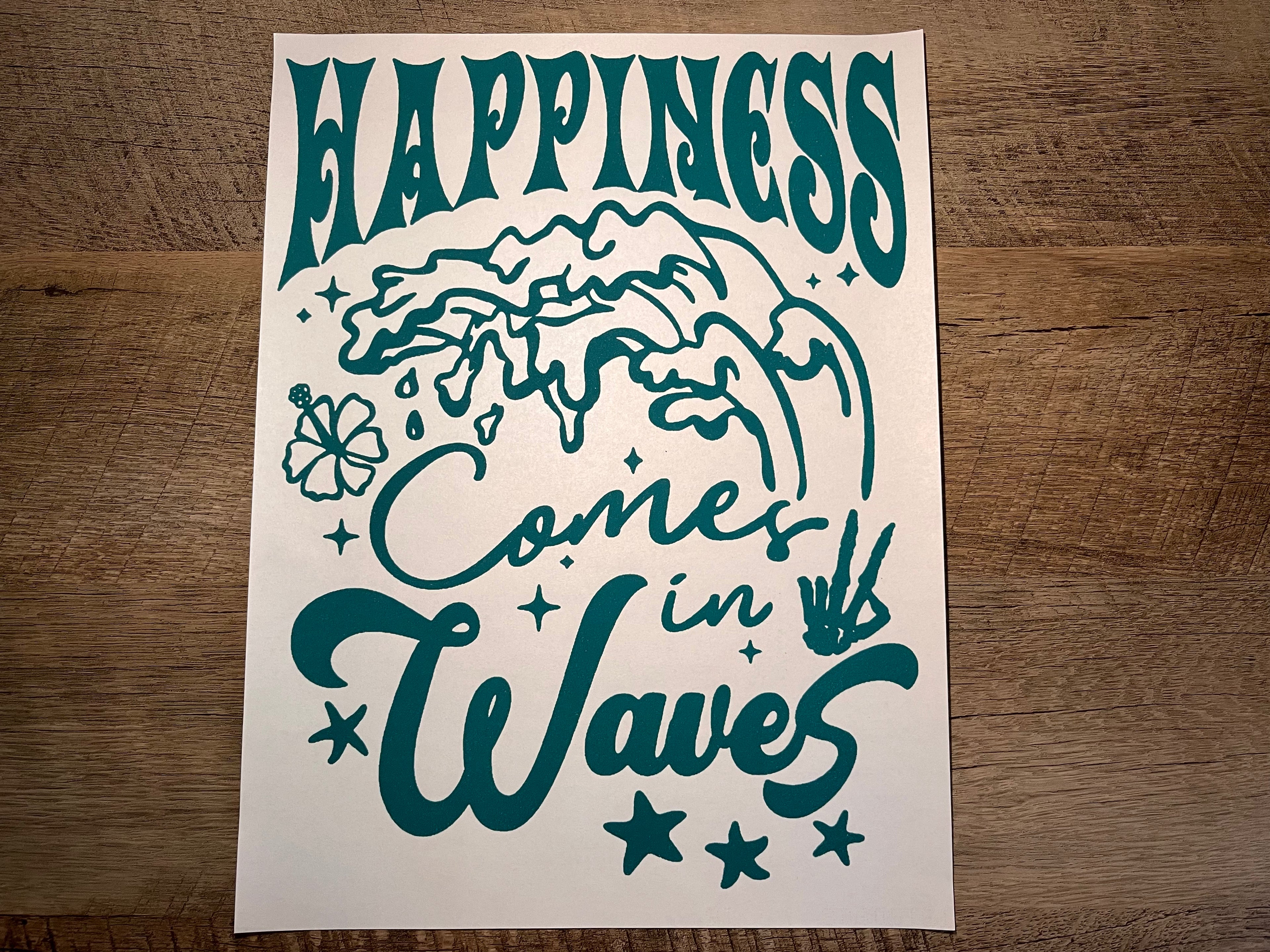 Happiness Comes in Waves