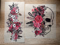 Flower Skull (Front & Back)